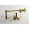 Kingston Brass KS4107ZX Wall Mount Pot Filler, Brushed Brass KS4107ZX - alternate 4